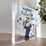 Happy Fathers Day Gift From Daughter Personalised Block Dad Gift