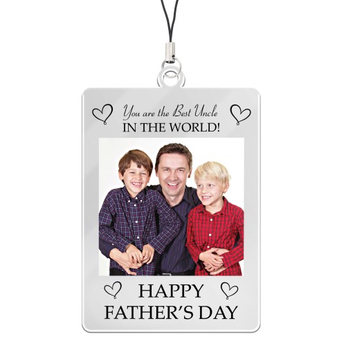 PERSONALISED UNCLE KEYRING Best Uncle Ever Gift For Fathers Day