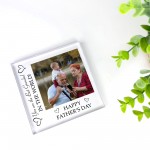 Fathers Day Gift For Grandad Beautiful Personalised Photo Block