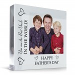 Fathers Day Gift For Uncle Beautiful Personalised Photo Block