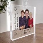 Fathers Day Gift For Uncle Beautiful Personalised Photo Block