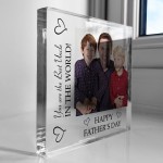 Fathers Day Gift For Uncle Beautiful Personalised Photo Block