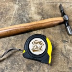 Gift For SUPER DAD Engraved Tape Measure Dad Gifts