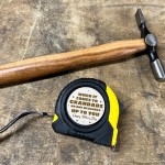 Personalised Fathers Day Gift For GRANDAD Tape Measure Tool