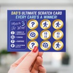 Dad Gift Novelty Scratch Card Gift For Birthday Fathers Day Men