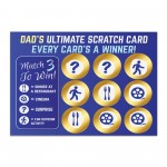 Dad Gift Novelty Scratch Card Gift For Birthday Fathers Day 