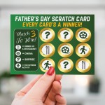 Fathers Day Scratch Card Novelty Gift For Dad From Children