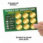 Fathers Day Scratch Card Novelty Gift For Dad From Children