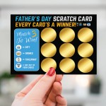 Dad Scratch Card Gifts for Dad Fathers Day Gift Novelty Card