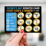 Dad Scratch Card Gifts for Dad Fathers Day Gift Novelty Card