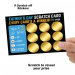 Dad Scratch Card Gifts for Dad Fathers Day Gift Novelty Card