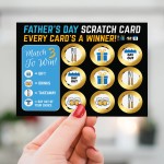 Gifts for Dad Scratch Card Fathers Day Gift Novelty Scratch Card