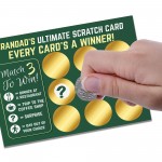 Grandad Scratch Card Novelty Fathers Day Gift for Grandad