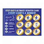 Stepdad Birthday Gift Fathers Day Gift Step Dad Scratch Card