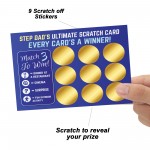 Stepdad Birthday Gift Fathers Day Gift Step Dad Scratch Card