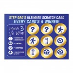 Step Dad Scratch Card Stepdad Birthday Gift Fathers Day Gift