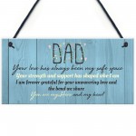 Dad Gifts From Daughter Hanging Plaque Father's Day Birthday