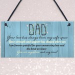 Dad Gifts From Daughter Hanging Plaque Father's Day Birthday