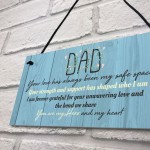 Dad Gifts From Daughter Hanging Plaque Father's Day Birthday