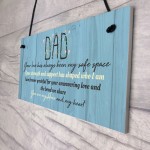 Dad Gifts From Daughter Hanging Plaque Father's Day Birthday