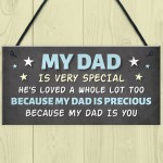 Dad Hanging Plaque Gifts for Dad from Daughter Fathers Day