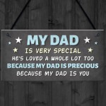 Dad Hanging Plaque Gifts for Dad from Daughter Fathers Day