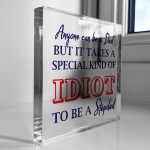 Funny Step Dad Fathers Day Gifts Stepdad Birthday Gift Block