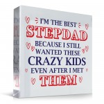 Funny Step Dad Fathers Day Gifts Joke Stepdad Birthday Gift