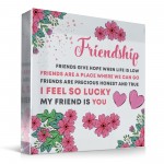 Friendship Standing Plaque Friendship Sign Best Friend Gift