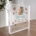 Thank You Gifts For Fathers Day Clear Block Daddy Gifts