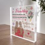 Friendship Standing Plaque Friendship Sign PERSONALISED