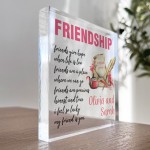 FRIENDSHIP SIGN PERSONALISED Best Friend Gift For Birthday