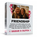 Gift For Best Friend PERSONALISED Photo Plaque Friendship Gift