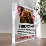 Gift For Best Friend PERSONALISED Photo Plaque Friendship Gift