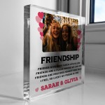 Gift For Best Friend PERSONALISED Photo Plaque Friendship Gift