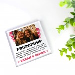 Gift For Best Friend PERSONALISED Photo Plaque Friendship Gift