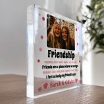 Friendship Gift For Best Friend PERSONALISED Photo Plaque Gift