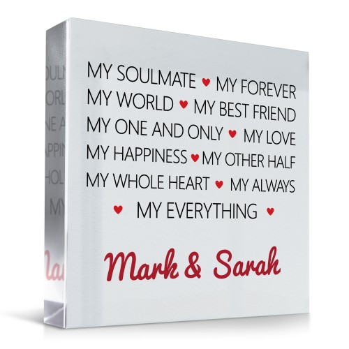 Personalised Gift For Boyfriend Husband Girlfriend Wife Soulmate