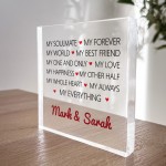 Personalised Gift For Boyfriend Husband Girlfriend Wife Soulmate