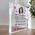 Personalised Penguin Gift For Boyfriend Husband Girlfriend Wife