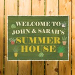 PERSONALISED Any Names Summerhouse Sign Garden Shed Sign