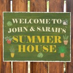 PERSONALISED Any Names Summerhouse Sign Garden Shed Sign