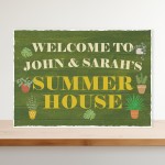 PERSONALISED Any Names Summerhouse Sign Garden Shed Sign