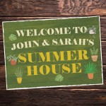 PERSONALISED Any Names Summerhouse Sign Garden Shed Sign