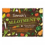 Personalised ALLOTMENT SIGN For Garden Shed Summerhouse Gift