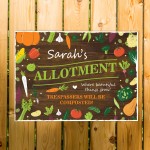 Personalised ALLOTMENT SIGN For Garden Shed Summerhouse Gift