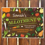 Personalised ALLOTMENT SIGN For Garden Shed Summerhouse Gift