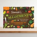 Personalised ALLOTMENT SIGN For Garden Shed Summerhouse Gift