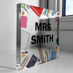 Teacher Gift Personalised Desk Name Plate Custom Teacher Gift