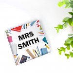 Teacher Gift Personalised Desk Name Plate Custom Teacher Gift